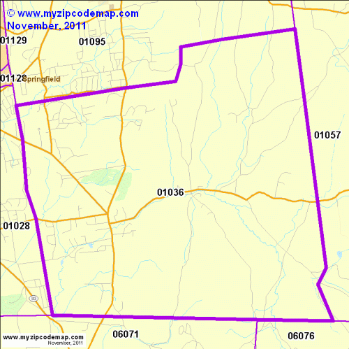 map of 01036