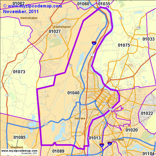 map of 01040
