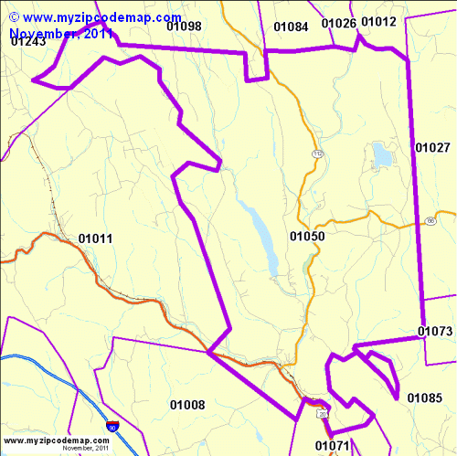 map of 01050