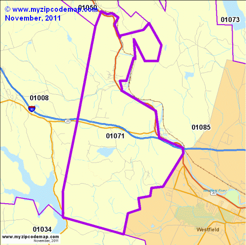 map of 01071