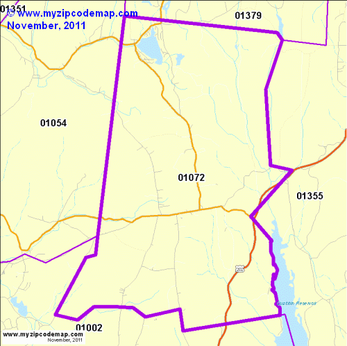 map of 01072
