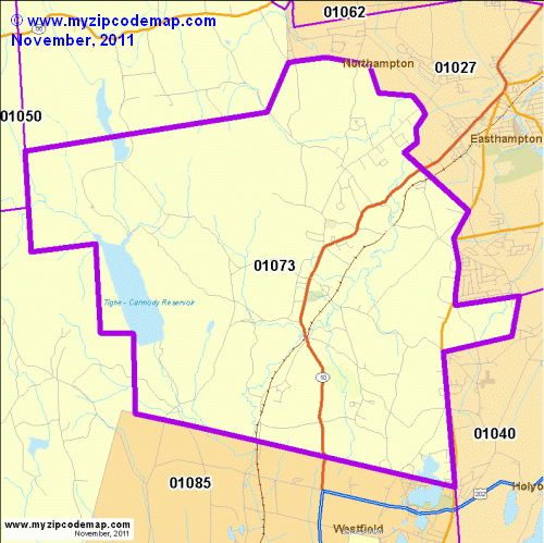 map of 01073