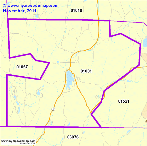 map of 01081