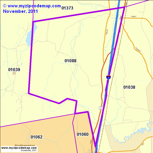 map of 01088