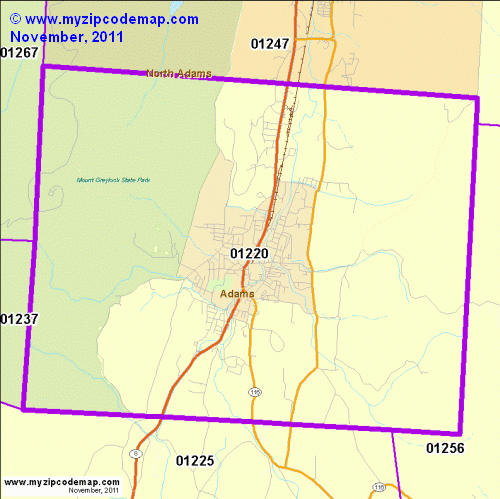 map of 01220