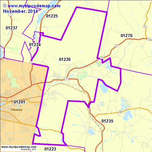map of 01226
