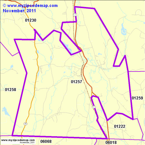 map of 01257