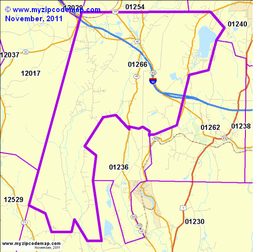 map of 01266