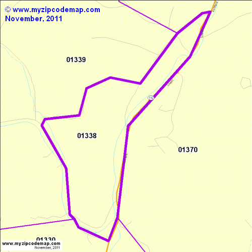 map of 01338