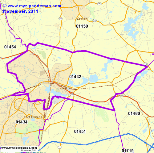 map of 01432