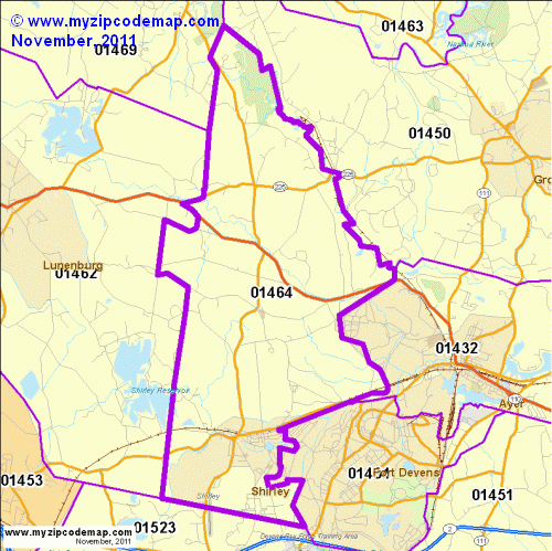 map of 01464