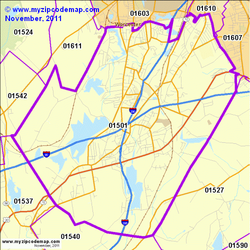map of 01501