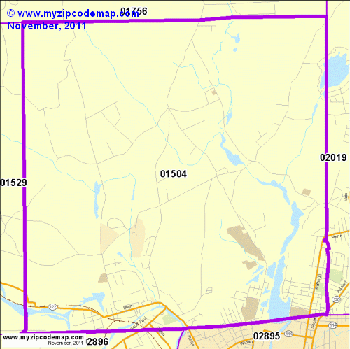 map of 01504