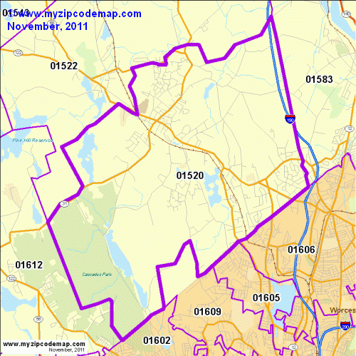 map of 01520