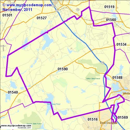 map of 01590