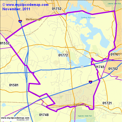 map of 01772