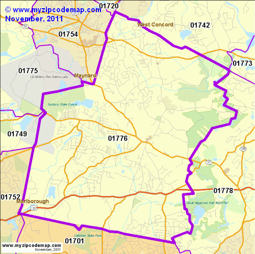 map of 01776