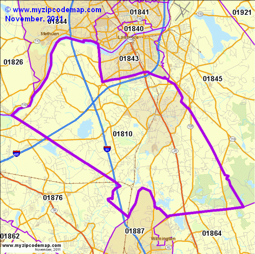 map of 01810