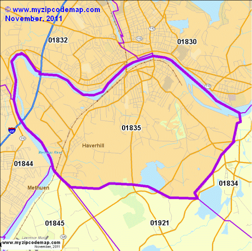 map of 01835