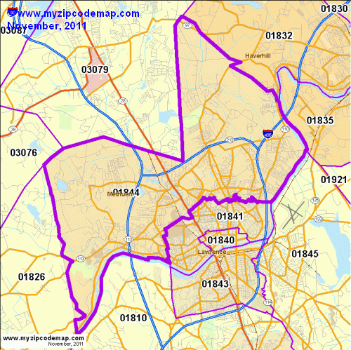 map of 01844