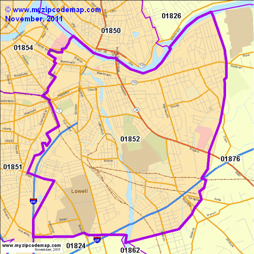 map of 01852