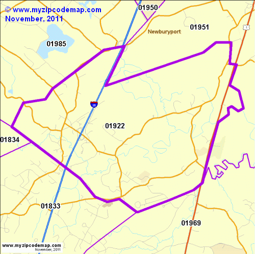 map of 01922