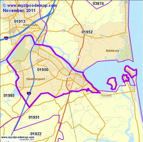 map of 01950