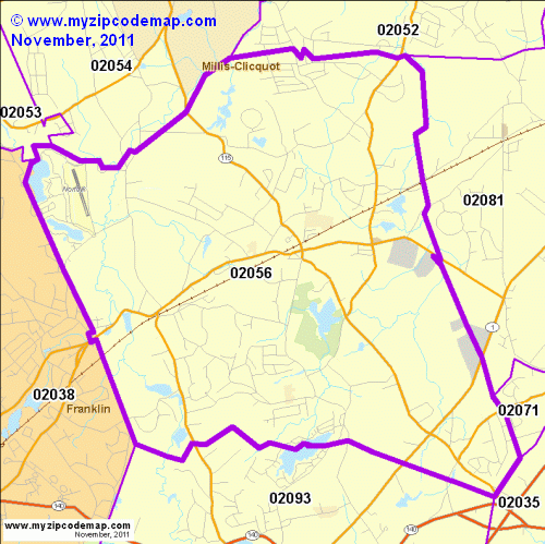 map of 02056