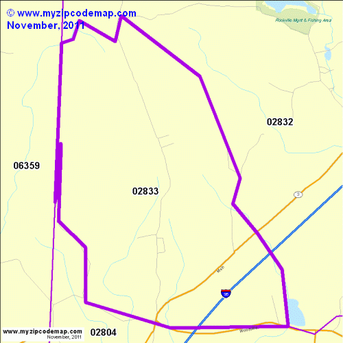 map of 02833
