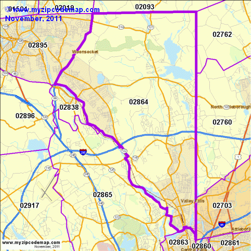 map of 02864