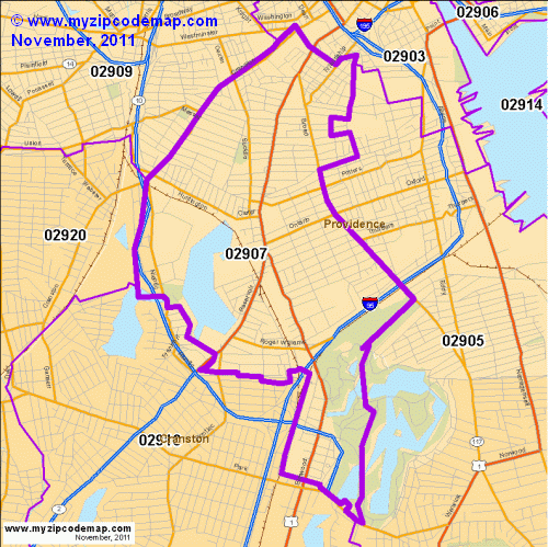 map of 02907