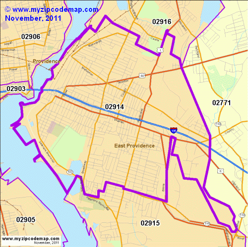 map of 02914