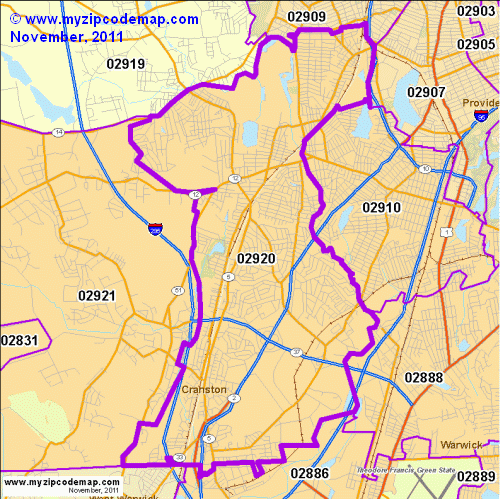 map of 02920