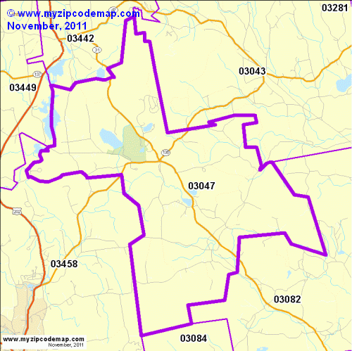 map of 03047