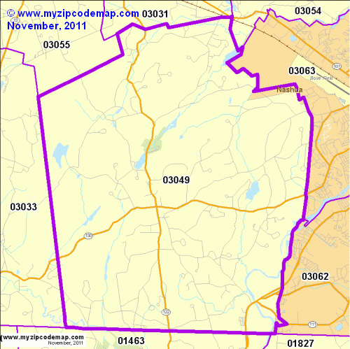 map of 03049