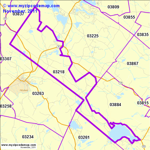 map of 03218