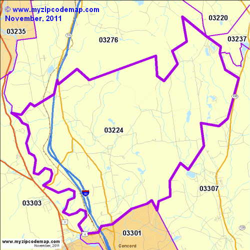 map of 03224