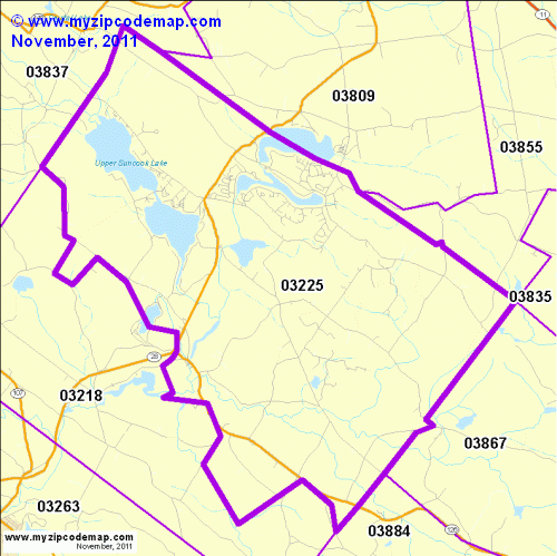 map of 03225