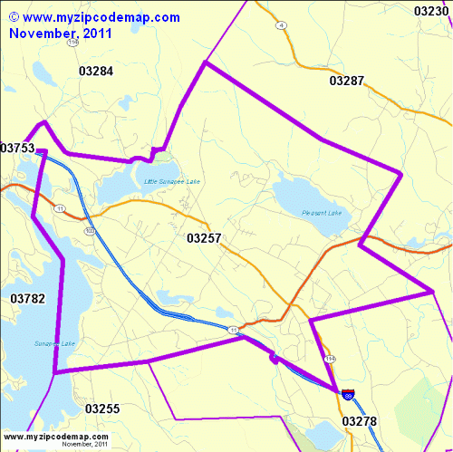 map of 03257