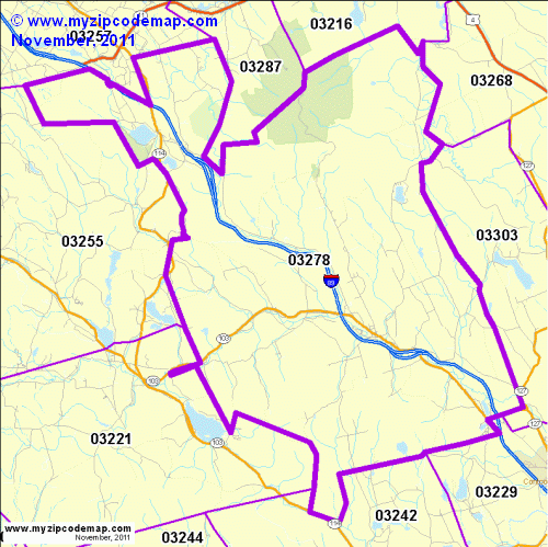map of 03278