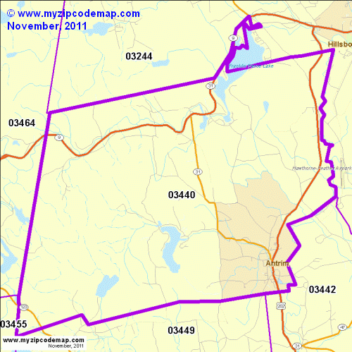 map of 03440
