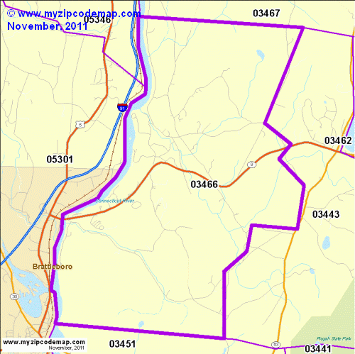 map of 03466