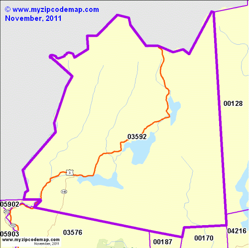 map of 03592