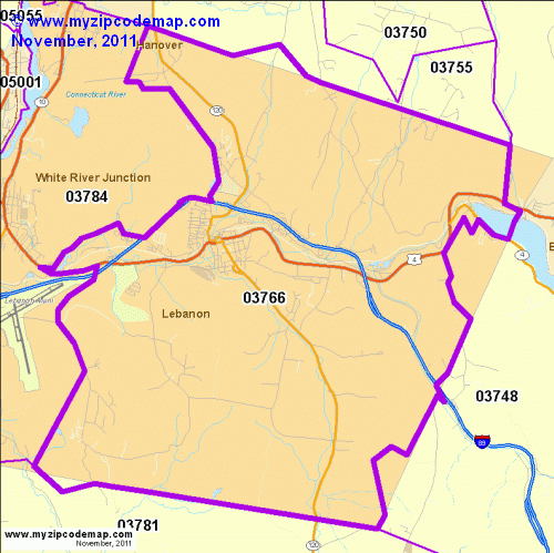 map of 03766