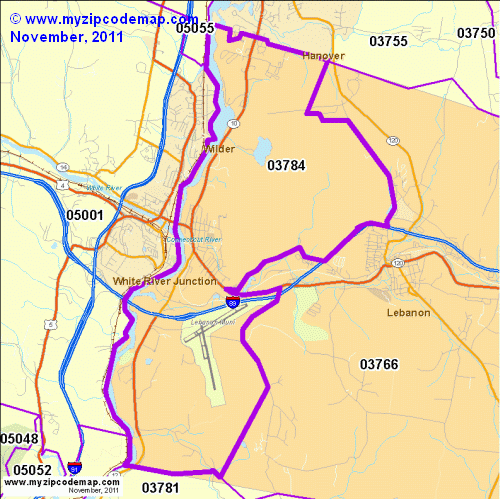 map of 03784