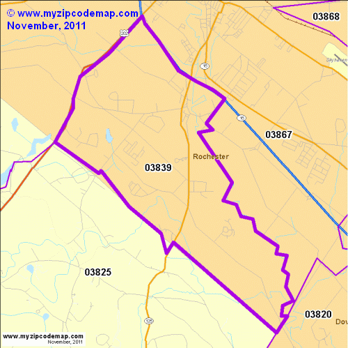 map of 03839