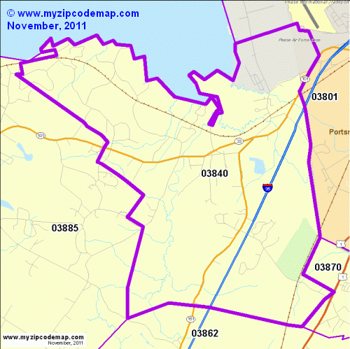 map of 03840