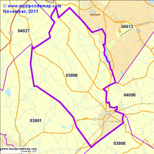 map of 03906