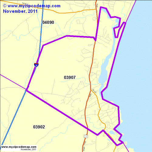 map of 03907