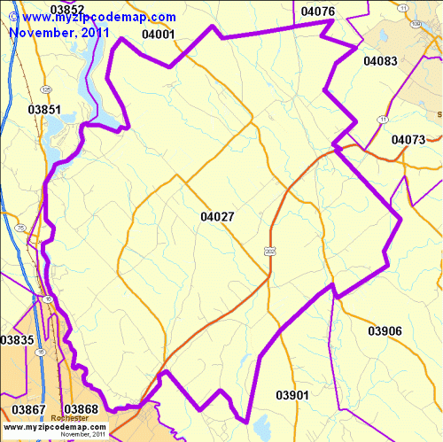 map of 04027